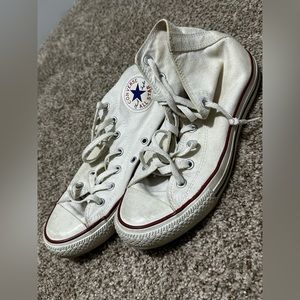 High top white Converse